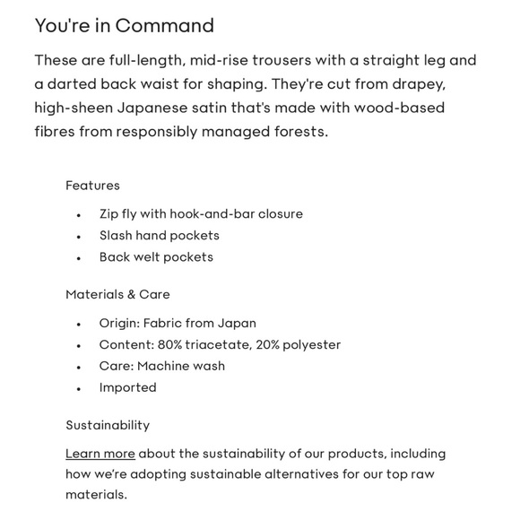 Aritzia Babaton Command pants (grandeur/size 8) - Picture 2 of 2